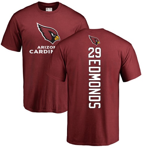 Arizona Cardinals Men Maroon Chase Edmonds Backer NFL Football #29 T Shirt->arizona cardinals->NFL Jersey